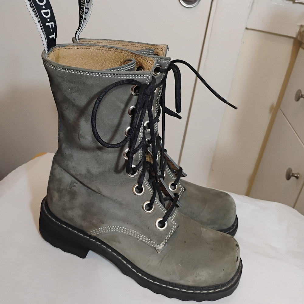 John Fluevog Moto Combat boots Size 7.5